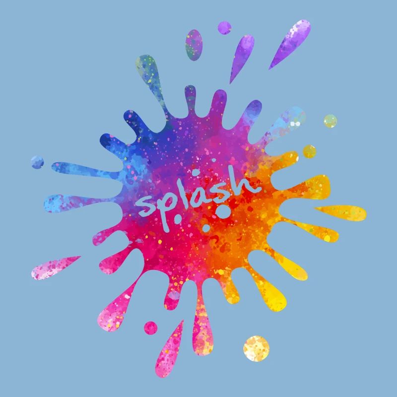Splash - éclaboussure de couleur colorée