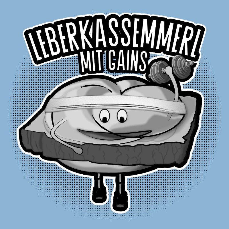 Leberkassemmel mit Muckis.
