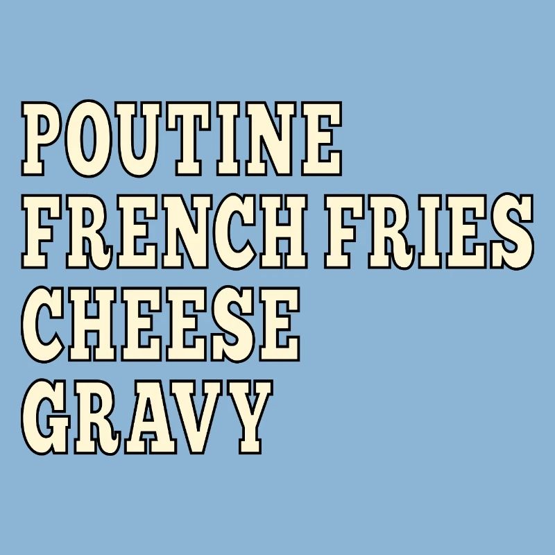 Poutine de restauration rapide canadienne