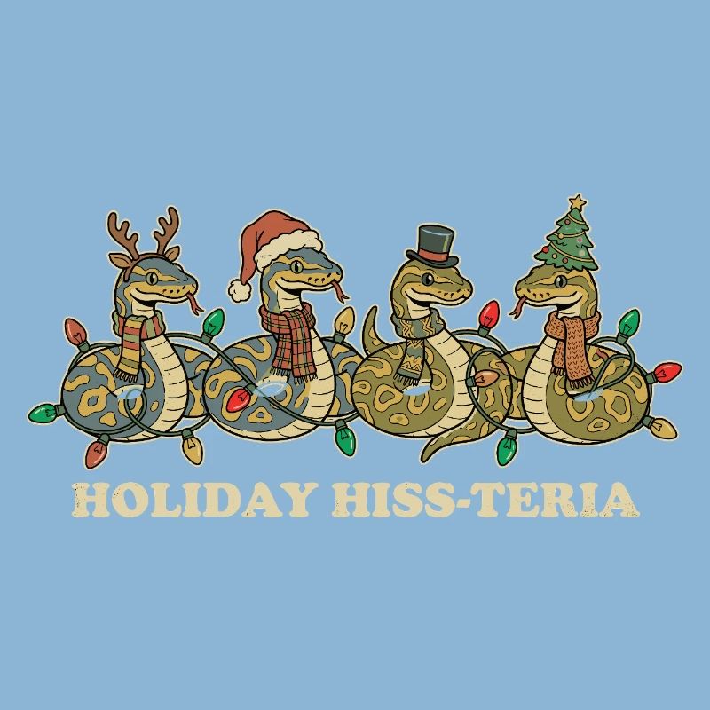 King Python Christmas Lights Gift