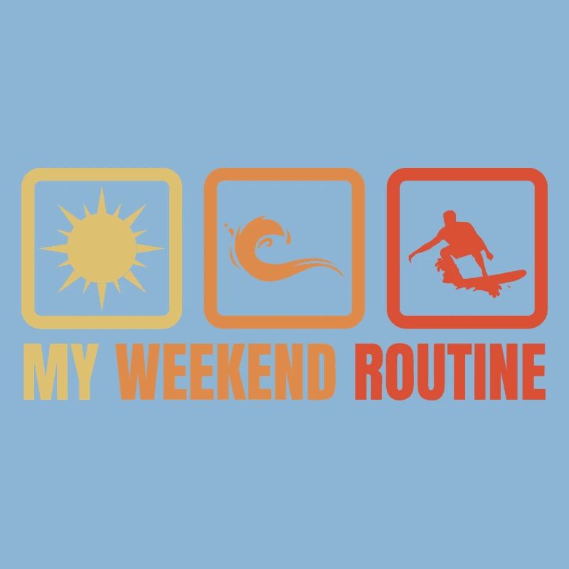 Routine du week-end de surf