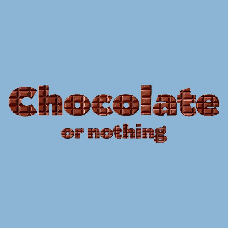 Chocolate pattern with 3D effect