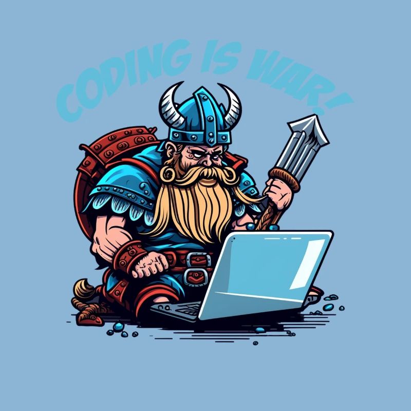 "Coding is war" Vikings