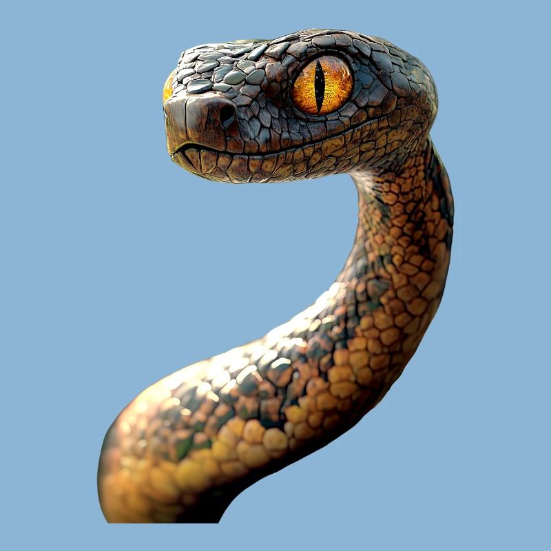 Serpent Python Cobra Mamba Serpent à sonnettes Serpent