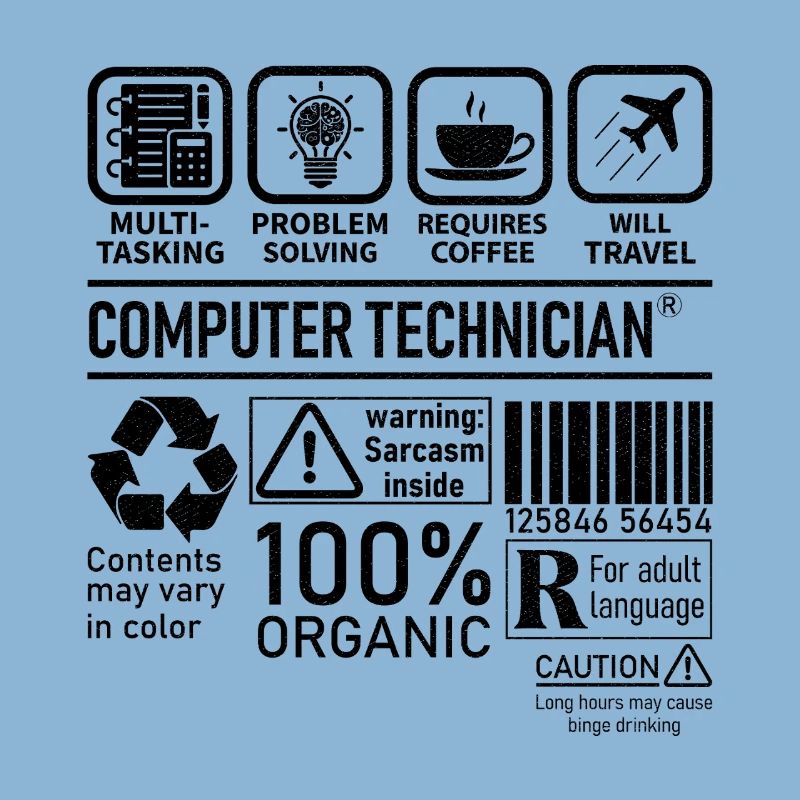 Technicien en informatique multitâche résolution de problèmes
