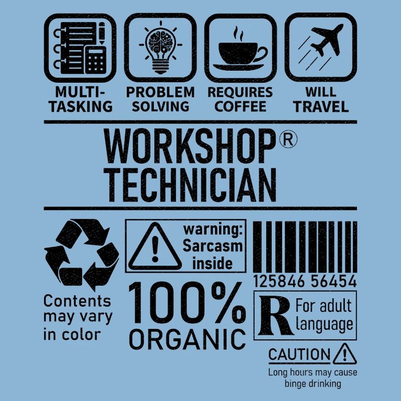 Workshop Technician multi tasking problem solving