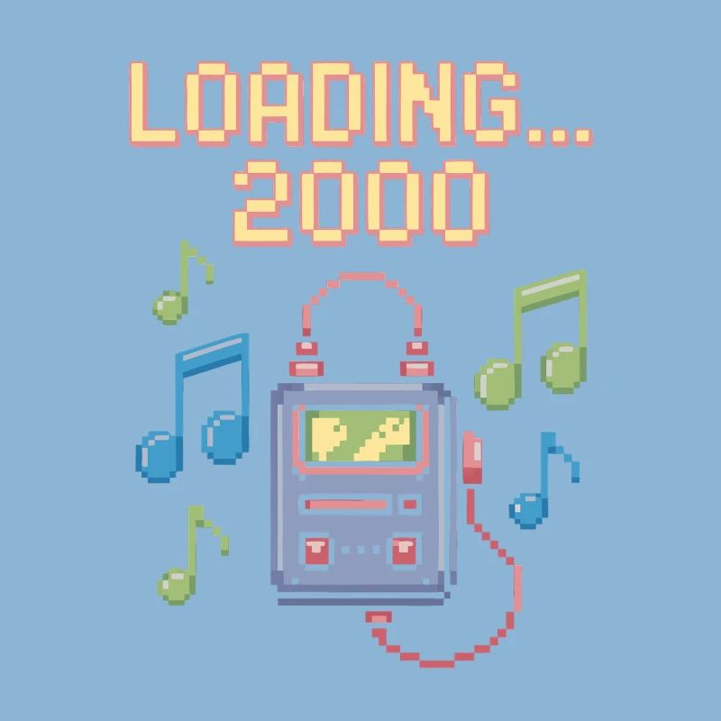Retro Pixel Design – Loading 2000
