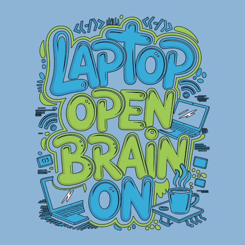 Remote Developer Laptop Open Brain On Remote Coder