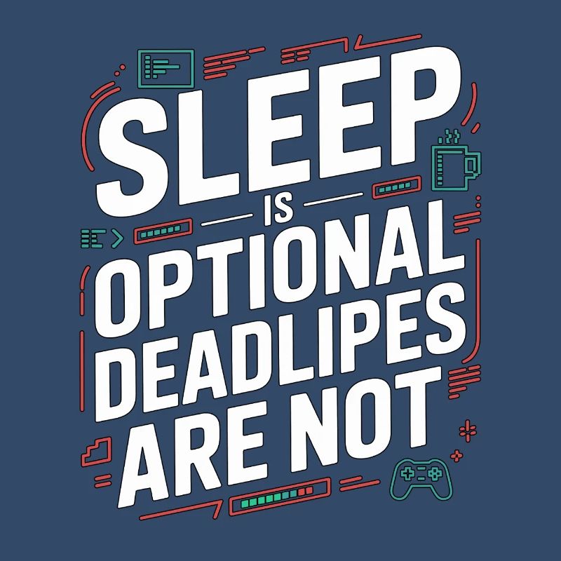 Game Developer Sleep Is Optional Game Programmer