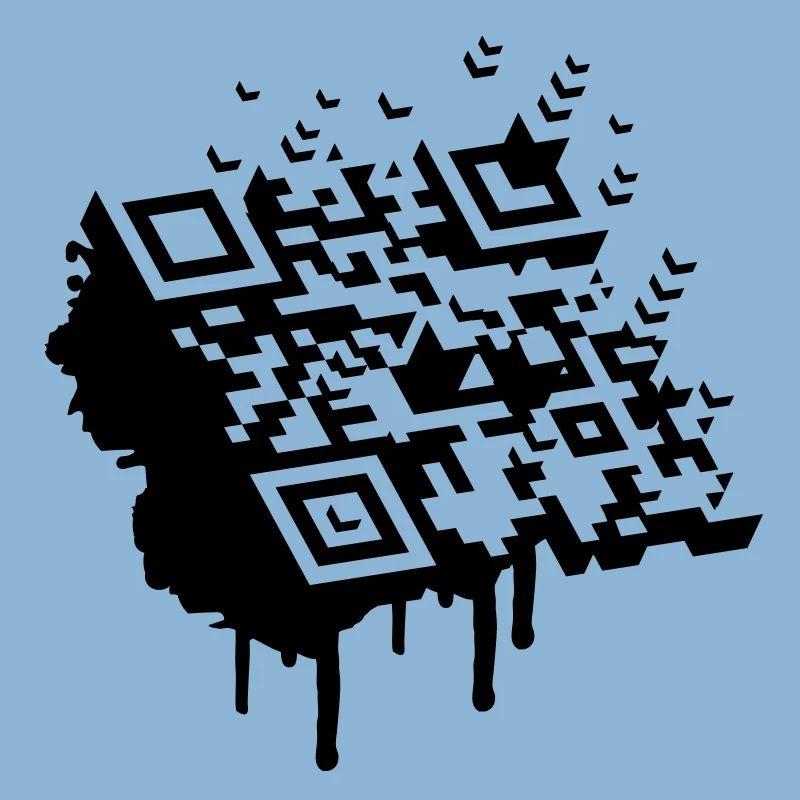 Un code à barres 3D comme un graffiti