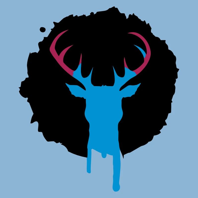 Patch de cerf graffiti