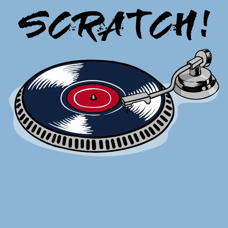 Scratch turntable record player beatbox vinyl