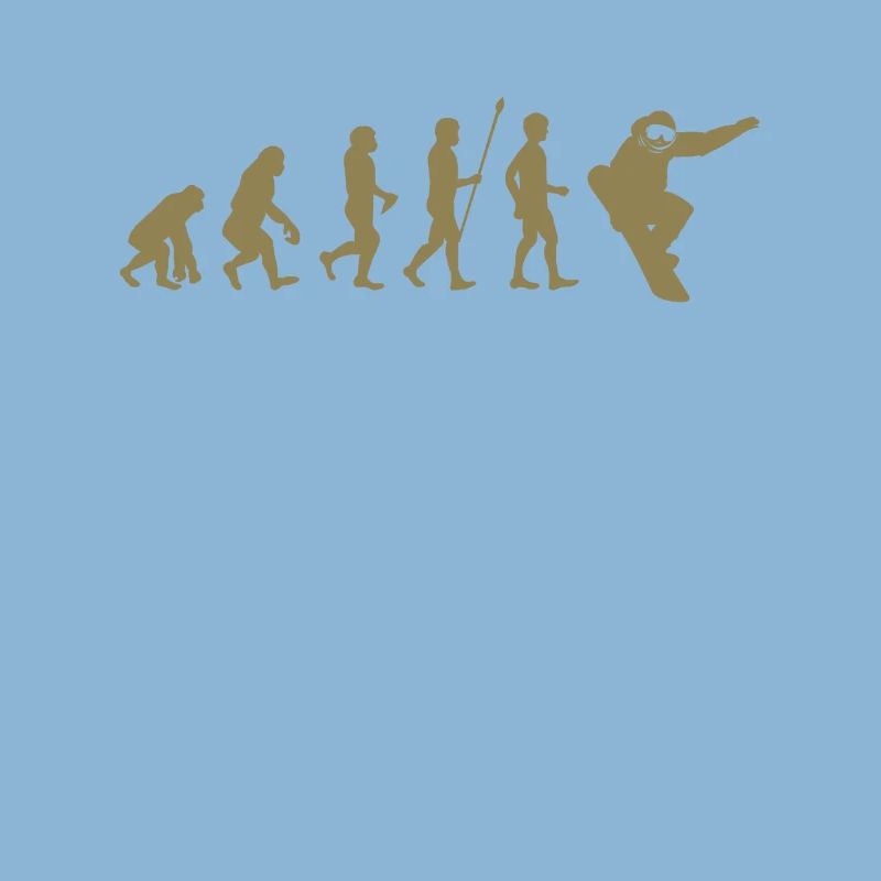 Snowboarder Evolution Geschenkidee