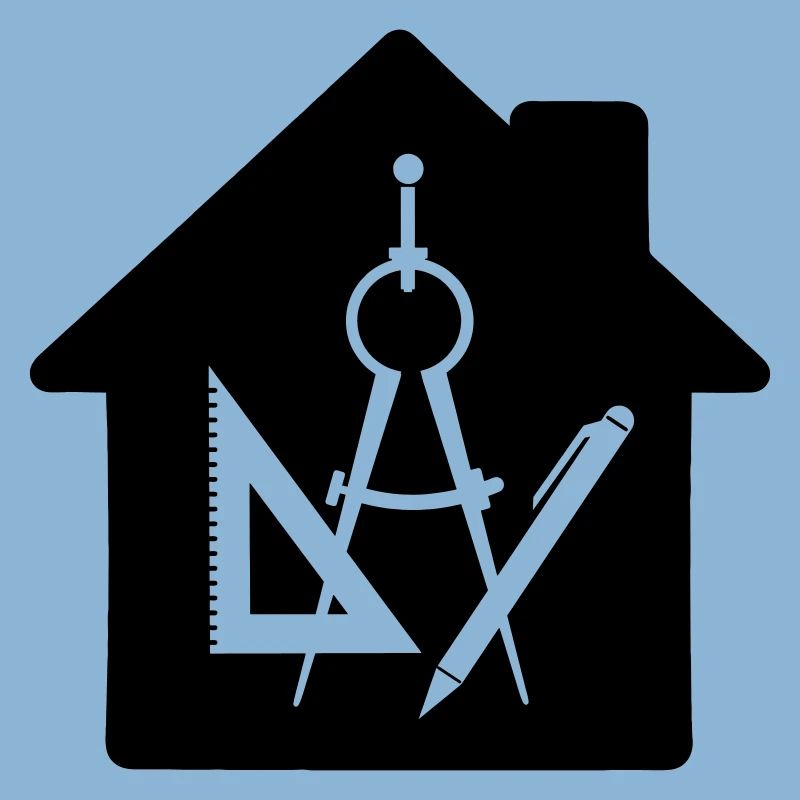 Logo architect house drawing 2