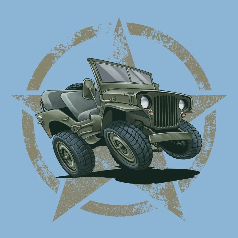 Willys MB Offroader 4x4 STAR Oldtimer Us Army