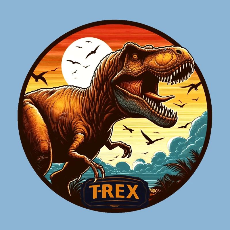 Dinosaur T-Rex logo