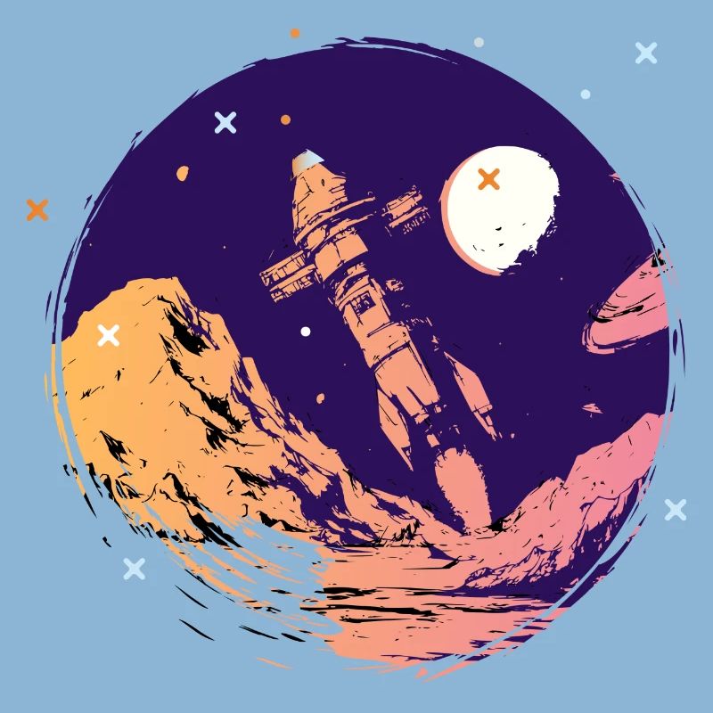 fusée espace école de l’espace début Allez nerd de l’espace