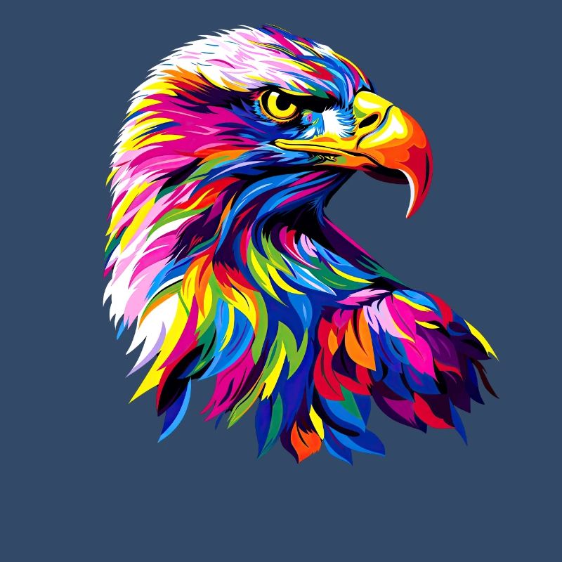 Eagle Pop Art Bright Colors Golden Eagle White-tailed Eagle