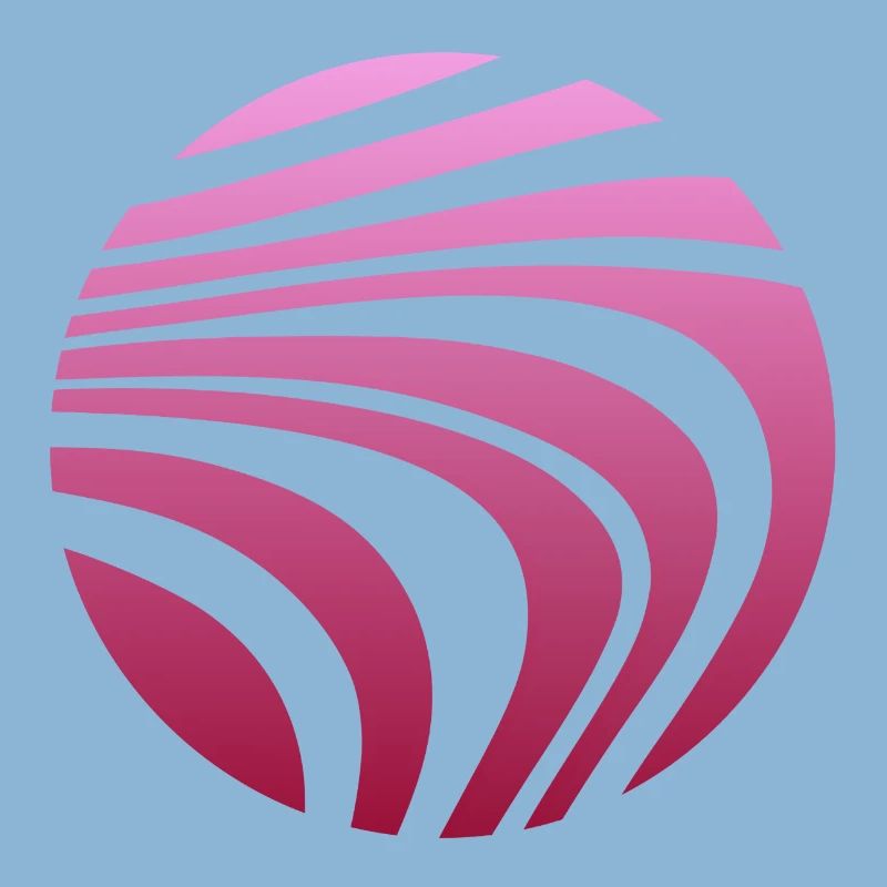 Psychedelic Pattern Pink Gradient