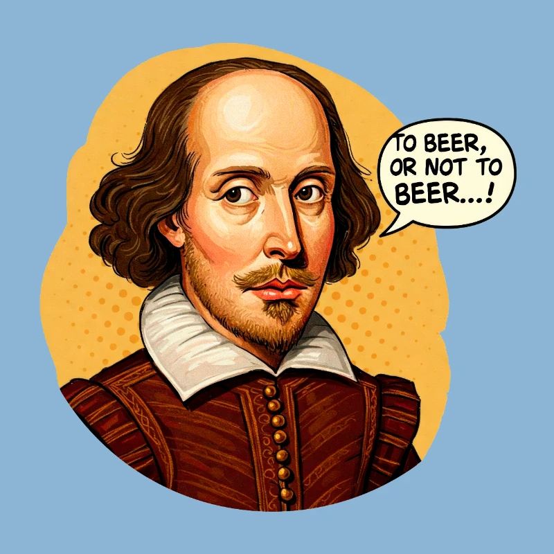 Shakespeare "Zu Bier oder nicht zu Bier" Lustig beleuchtet