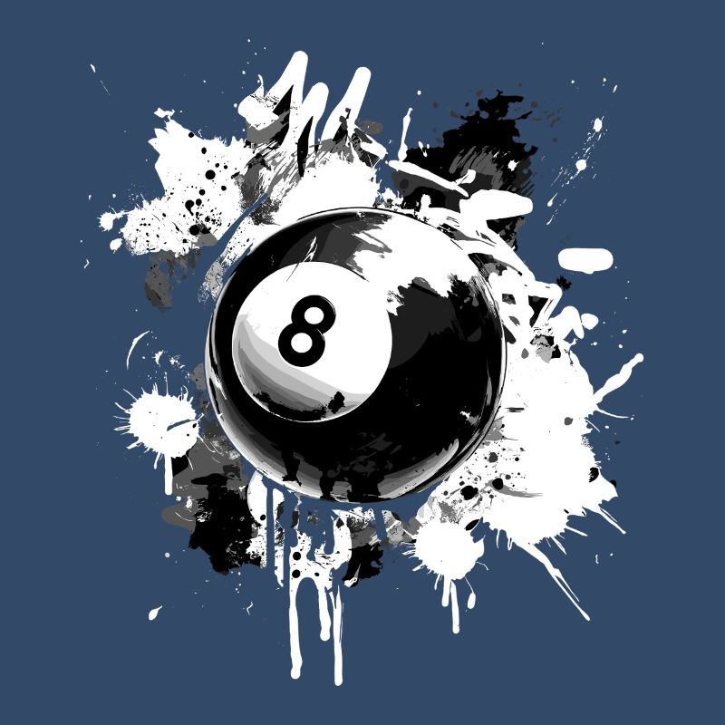 Conception créative de billard à 8 boules