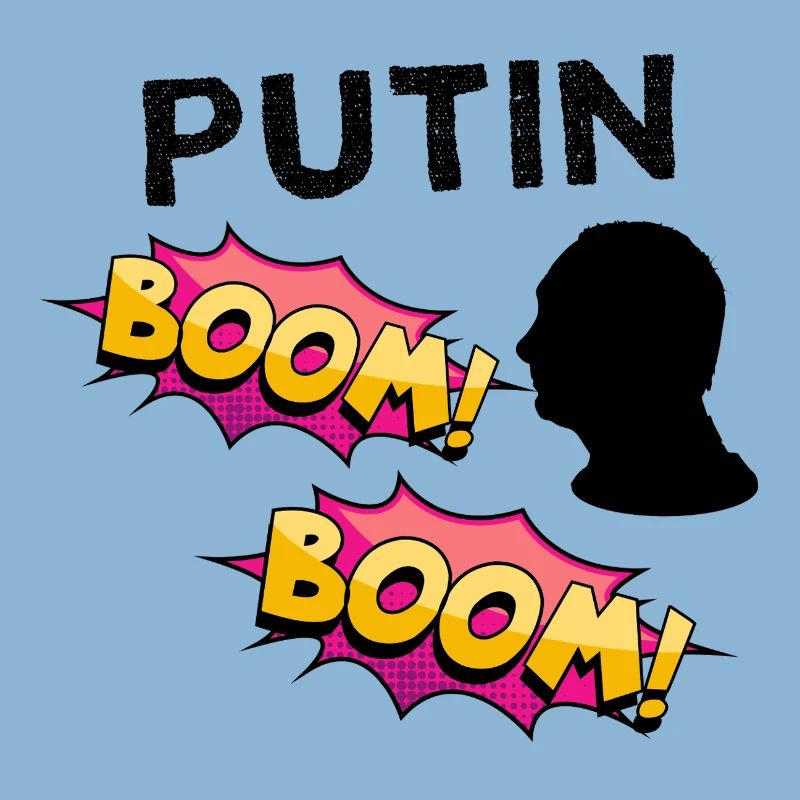 Putin BOOM COMIC-Buch Explosion der Farben