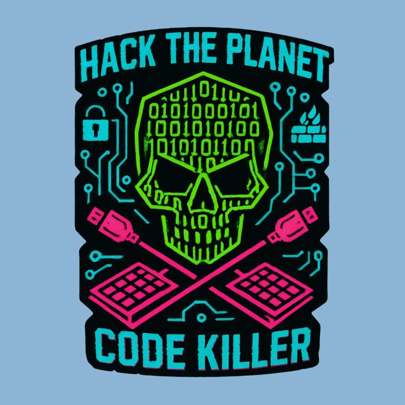 Hack the Planet Code Killer - Cybersécurité