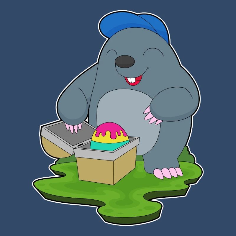 Mole Easter Easter Egg