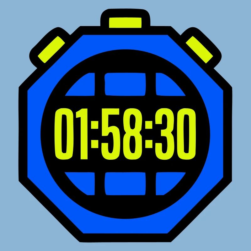Stopwatch Best Time Half Marathon