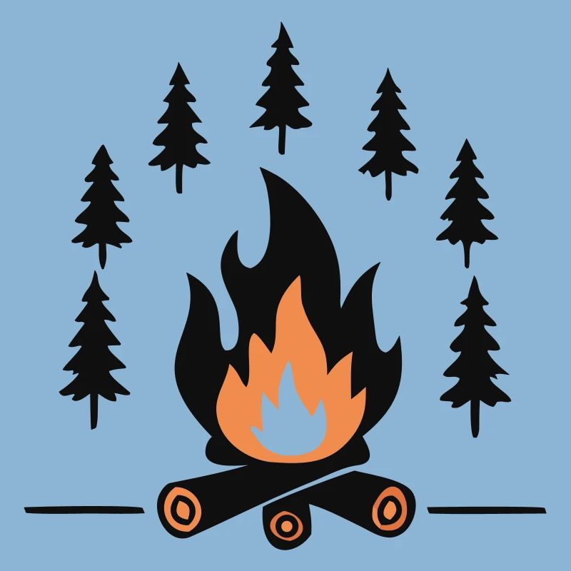 Cozy Campfire Forest
