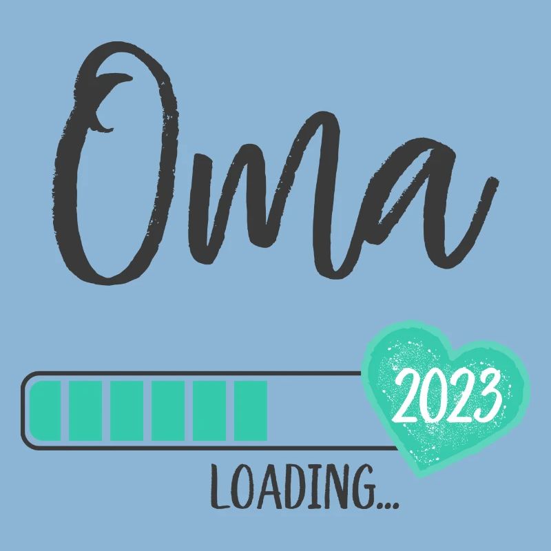 Oma Loading 2023 Herz Junge Werdende Großmutter