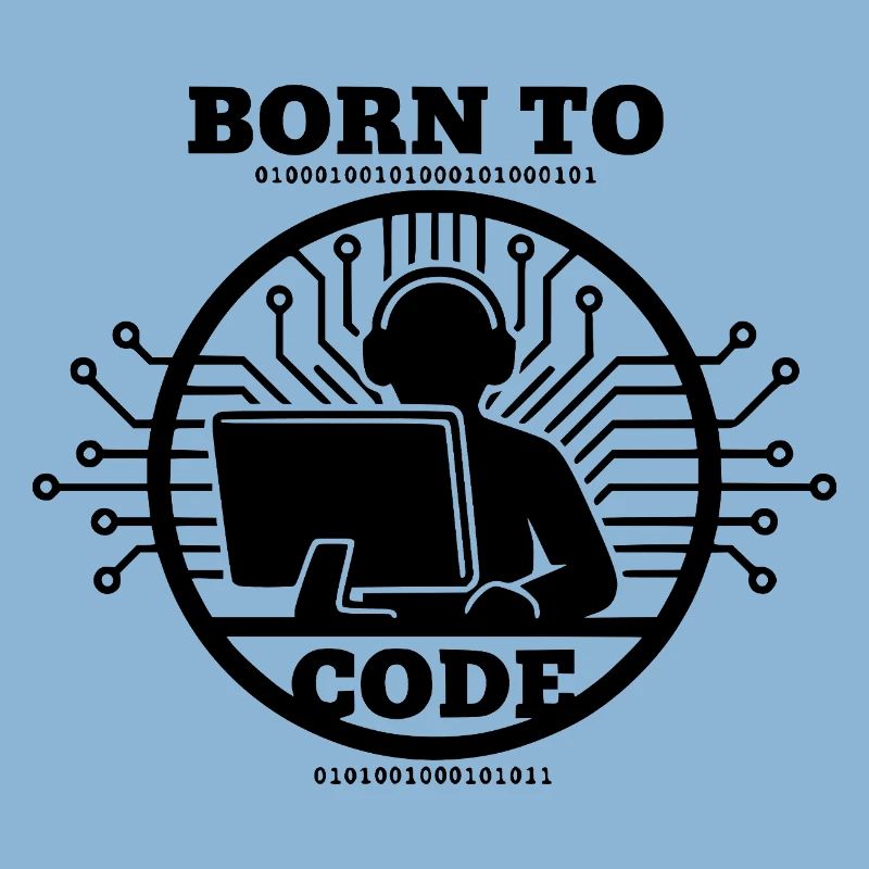 Codeur né pour coder Programmeur