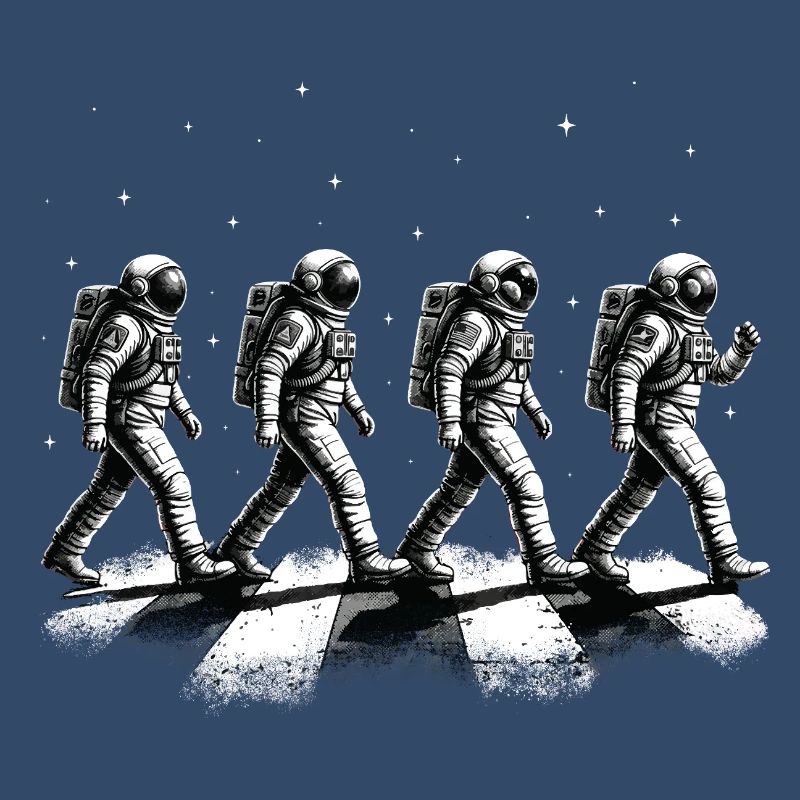 Walking Astronauts Space Exploration