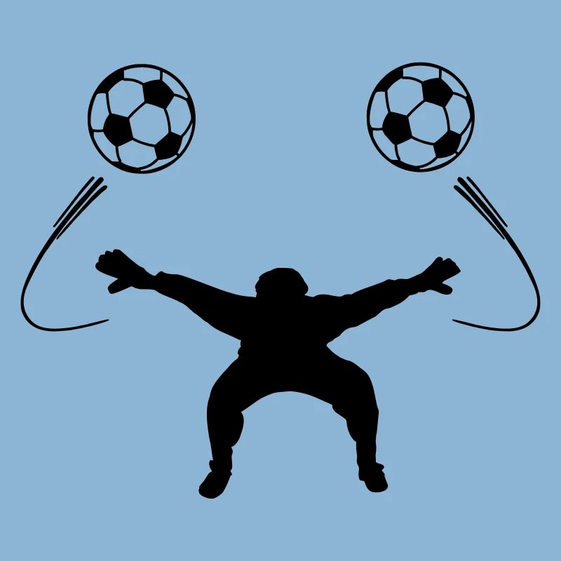 Torwart oder Torwartschattenfigur