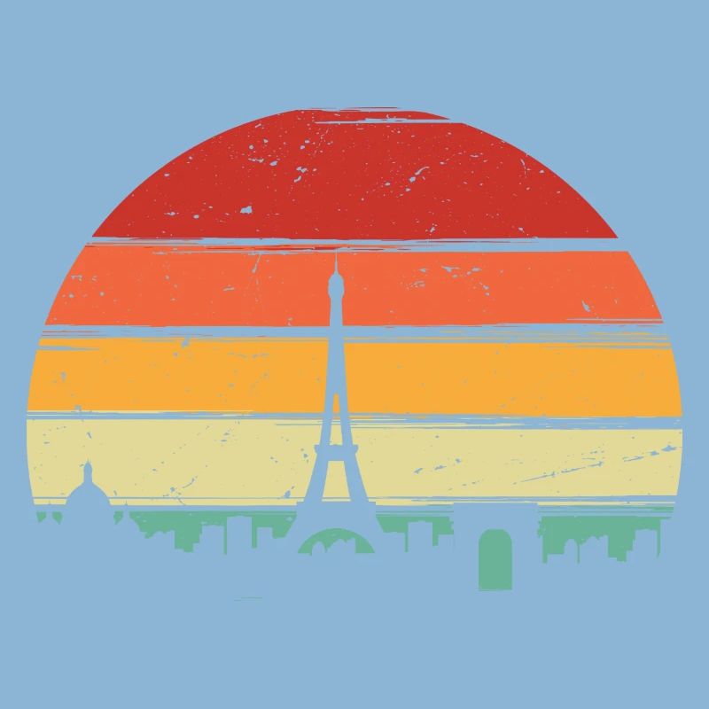 Sunset Eiffel Tower