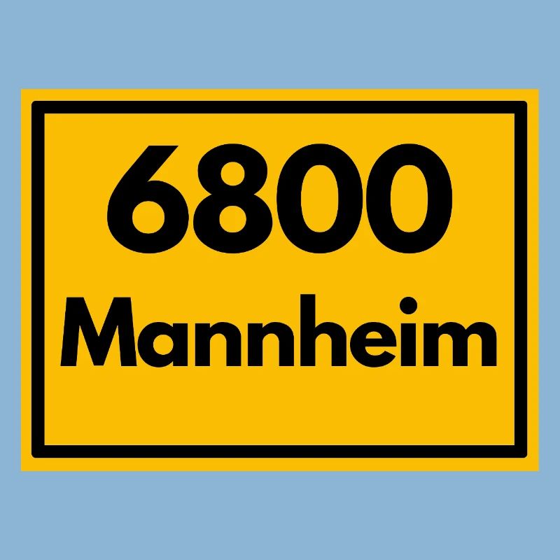 OLD POSTCODE POSTCODE RETRO 6800 MANNHEIM Squares