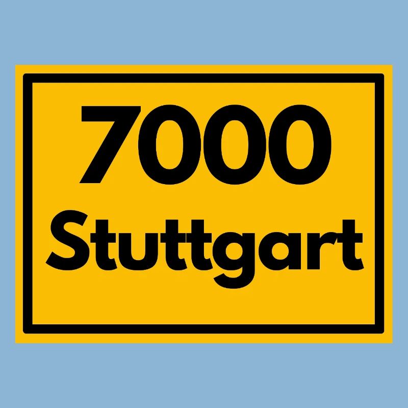 ANCIEN CODE POSTAL RÉTRO 7000 STUTTGART SCHWABE