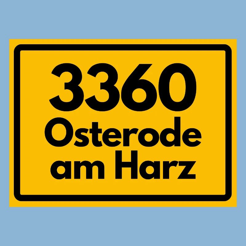 ANCIEN CODE POSTAL RETRO 3360 OSTERODE HARZ