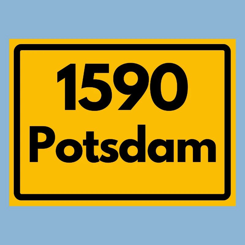 OLD POSTCODE POSTCODE RETRO 1590 POTSDAM HEIMAT