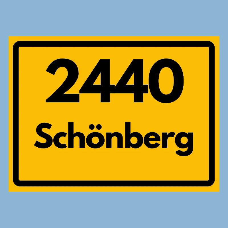 OLD POSTCODE POSTCODE RETRO 2440 SCHÖNBERG HEIMAT
