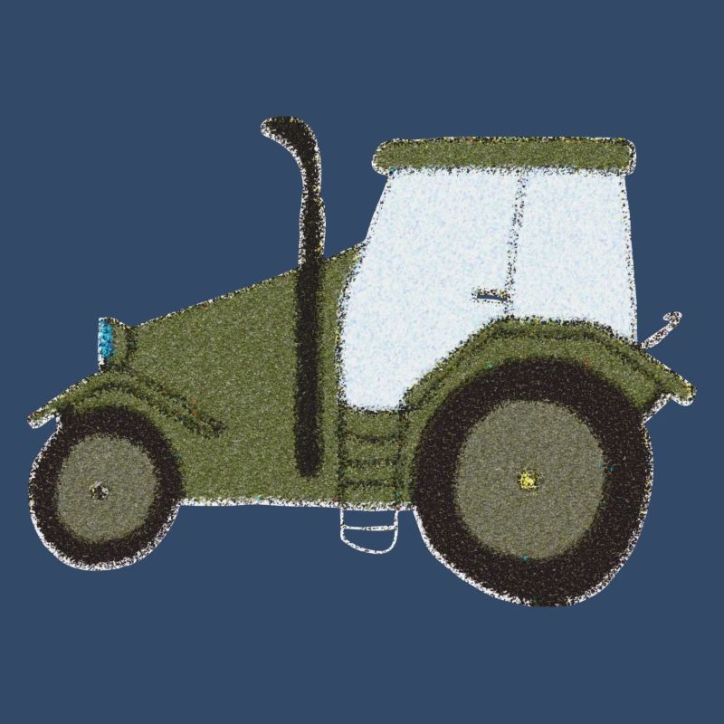traktor oldtimer impressionismus