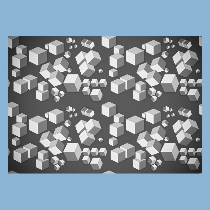 Deco pattern grey-white