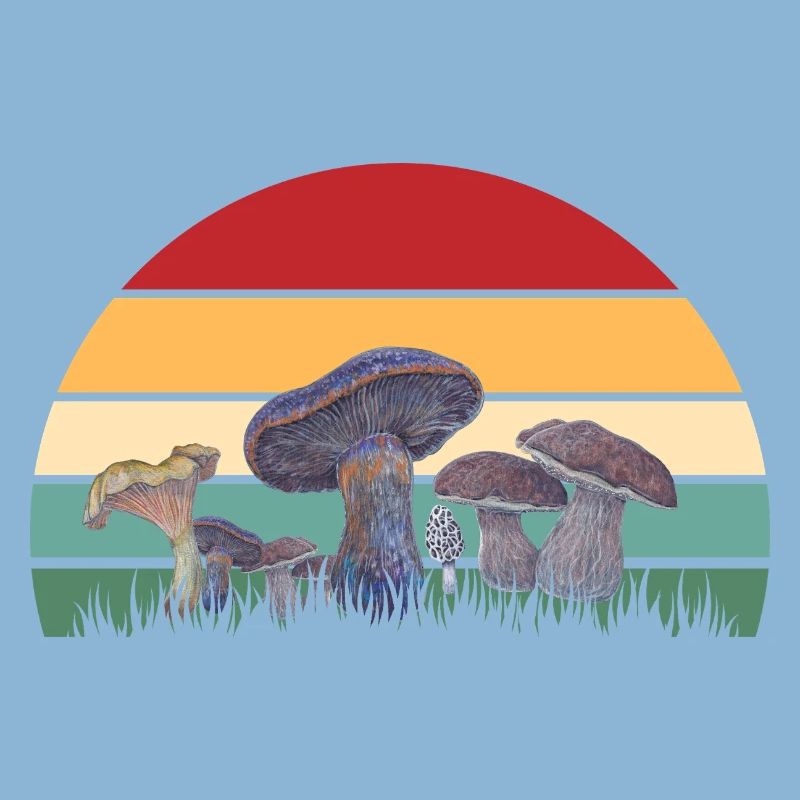 Mycological Sunset Pattern