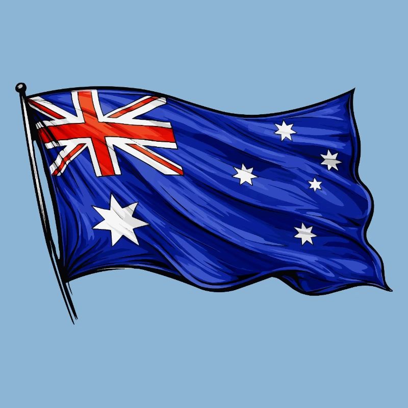 Australia Flag Pattern