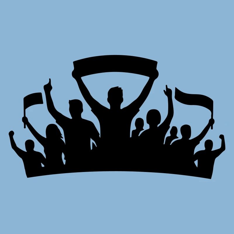 Fans Group Silhouette