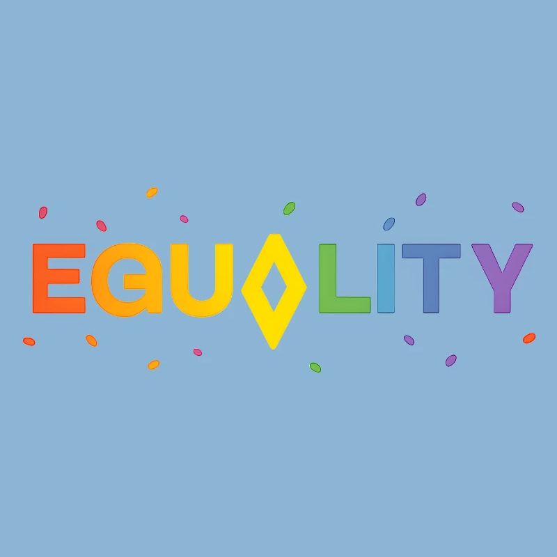 Equality – Colorful Statement for Diversity & Respect