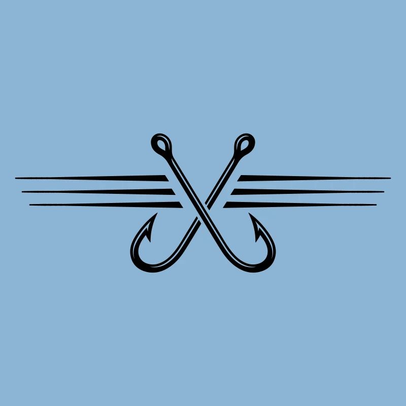 Fish hook icon