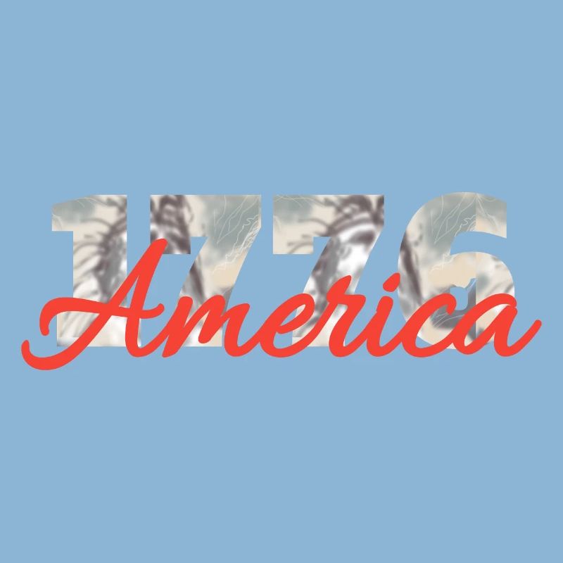 1776 America Script Overlay
