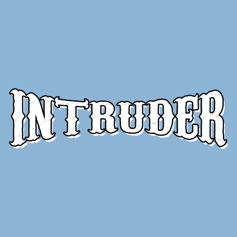 intruder hacker eindringling clan sticker computer