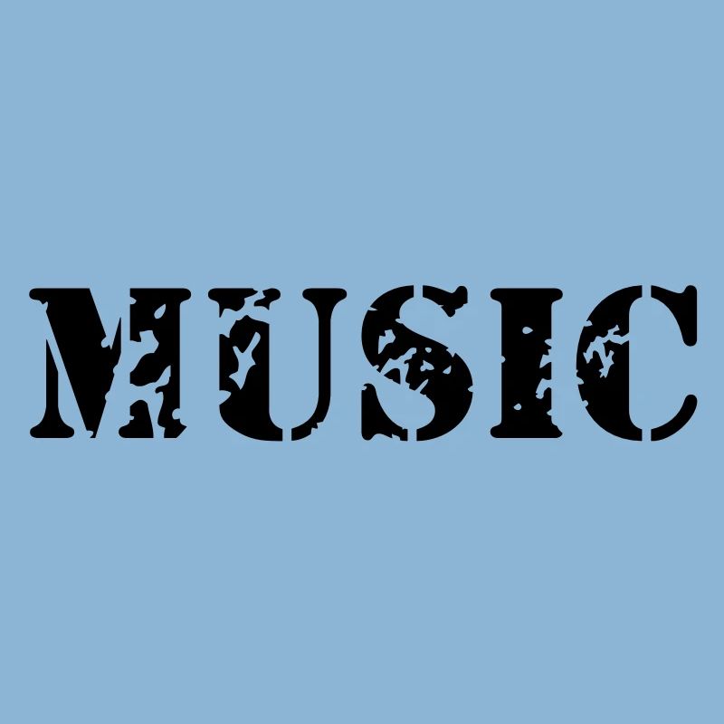 La musique comme la conception d'impression de